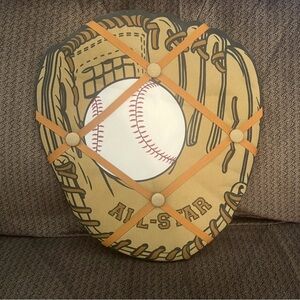 Baseball Glove Picture and Memo Holder